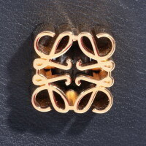 LOEWE Dice Pocket Shoulder Bag Black Leather Mini - Picture 7 of 8